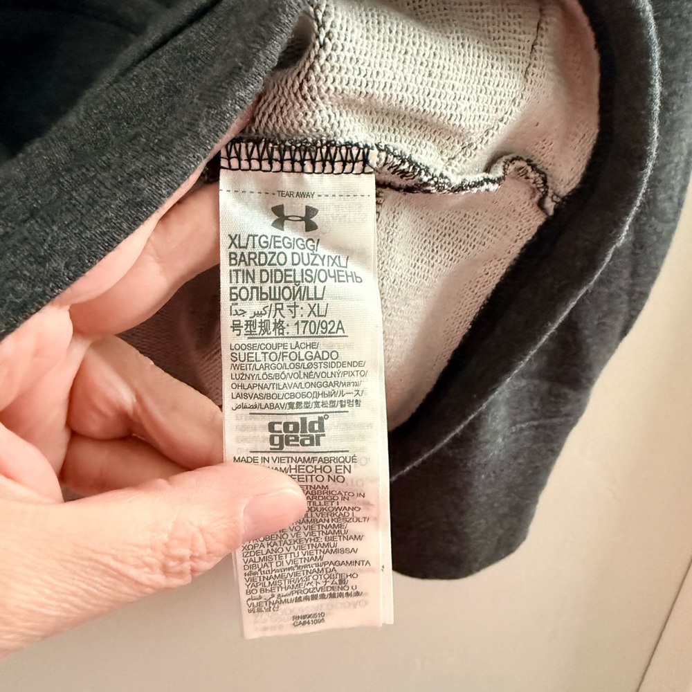 Under Armour Charcoal Zip-Up Jacket - Picture 5 of 7